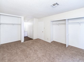 Bedroom at Woodcreek Apartments in Las Vegas